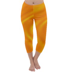 Honey Wave  Capri Winter Leggings  by Sabelacarlos