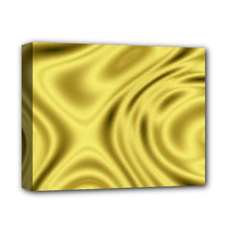 Golden Wave  Deluxe Canvas 14  X 11  (stretched) by Sabelacarlos