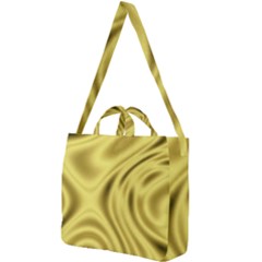 Golden Wave Square Shoulder Tote Bag by Sabelacarlos