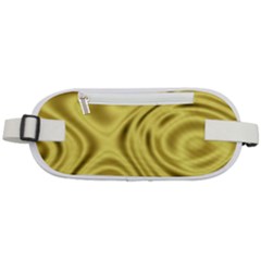 Golden Wave Rounded Waist Pouch by Sabelacarlos