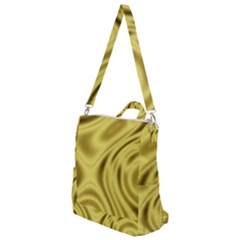 Golden Wave Crossbody Backpack by Sabelacarlos