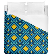 Geometric Abstract Diamond Duvet Cover (queen Size) by tmsartbazaar