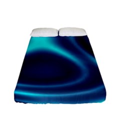 Blue Wave 2 Fitted Sheet (full/ Double Size) by Sabelacarlos