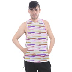 Cartoon Style Snake Drawing Motif Pattern Print Men s Sleeveless Hoodie by dflcprintsclothing