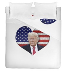 Trump President Sticker Design Duvet Cover Double Side (queen Size) by dflcprintsclothing