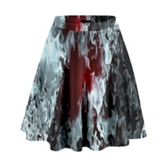 Flamelet High Waist Skirt by Sparkle