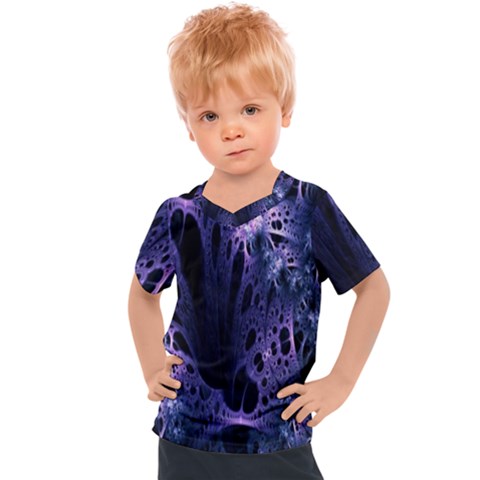 Fractal Web Kids  Sports Tee by Sparkle