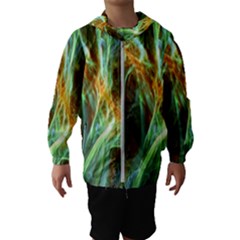 Abstract Illusion Kids  Hooded Windbreaker by Sparkle