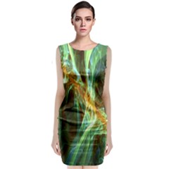 Abstract Illusion Classic Sleeveless Midi Dress by Sparkle