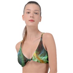 Abstract Illusion Knot Up Bikini Top by Sparkle