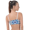 Arabic Geometric Design Pattern  Knot Up Bikini Top View2