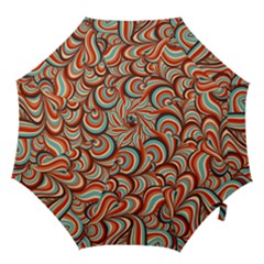 Psychedelic Swirls Hook Handle Umbrellas (large) by Filthyphil