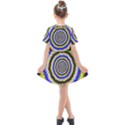 Psychedelic Blackhole Kids  Short Sleeve Shirt Dress View2