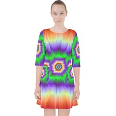 Psychedelic Big Bang Pocket Dress by Filthyphil