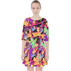 Psychedelic Geometry Pocket Dress by Filthyphil