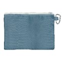 Turquoise Alligator Skin Canvas Cosmetic Bag (XL) View2