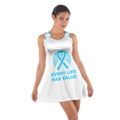 Child Abuse Prevention Support  Cotton Racerback Dress by artjunkie