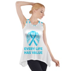 Child Abuse Prevention Support  Side Drop Tank Tunic by artjunkie