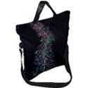 Galaxy Space Fold Over Handle Tote Bag View1