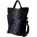 Galaxy Space Fold Over Handle Tote Bag View2