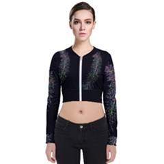 Galaxy Space Long Sleeve Zip Up Bomber Jacket by Sabelacarlos