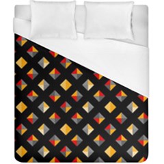 Geometric Diamond Tile Duvet Cover (california King Size) by tmsartbazaar