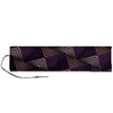 Zigzag Motif Design Roll Up Canvas Pencil Holder (L) View1