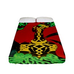 Ragnarok Dragon Monster Fitted Sheet (full/ Double Size) by HermanTelo