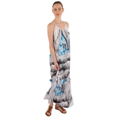 Hands Horse Hand Dream Cami Maxi Ruffle Chiffon Dress by HermanTelo