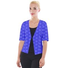 Blue-monday Cropped Button Cardigan by roseblue