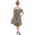 Pop Art - Spirals World 1 Kids  Cut Out Shoulders Chiffon Dress View2