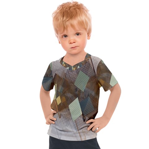 Digital Geometry Kids  Sports Tee by Sparkle