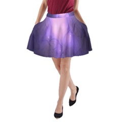 Violet Spark A-line Pocket Skirt by Sparkle