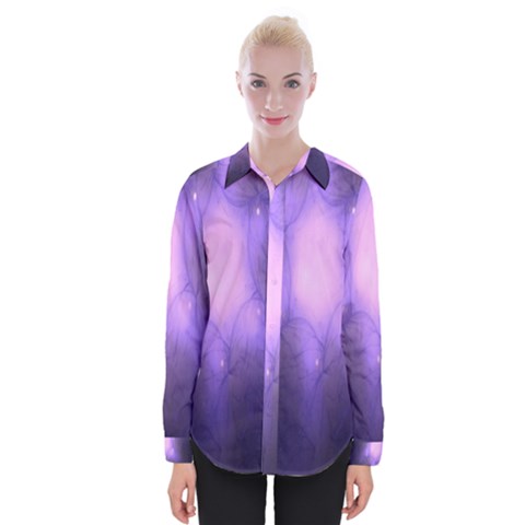 Violet Spark Womens Long Sleeve Shirt by Sparkle