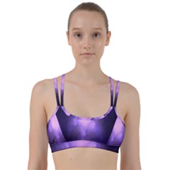 Violet Spark Line Them Up Sports Bra by Sparkle