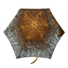 Glitter Gold Mini Folding Umbrellas by Sparkle