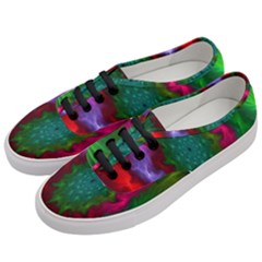 Rainbow Waves Women s Classic Low Top Sneakers by Sparkle