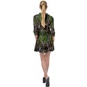 Green Glitter Squre Mini Skater Shirt Dress View2