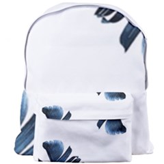 Blue Banana Leaves Giant Full Print Backpack by goljakoff