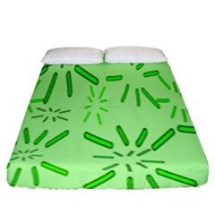 Electric Lime Fitted Sheet (king Size) by Janetaudreywilson