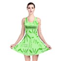 Electric Lime Reversible Skater Dress View1