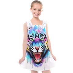 Butterflytiger Kids  Cross Back Dress by Sparkle