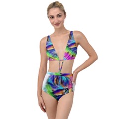 Rainbowcat Tied Up Two Piece Swimsuit by Sparkle