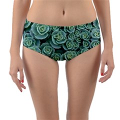 Realflowers Reversible Mid-waist Bikini Bottoms by Sparkle