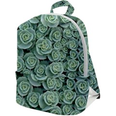 Realflowers Zip Up Backpack by Sparkle