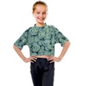 Realflowers Kids Mock Neck Tee View1