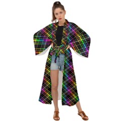 Rainbow Sparks Maxi Kimono by Sparkle