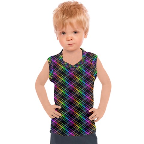 Rainbow Sparks Kids  Sport Tank Top by Sparkle