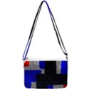 Abstract Tiles  Double Gusset Crossbody Bag View2