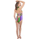 Fashion Belts Halter Front Plunge Swimsuit View2